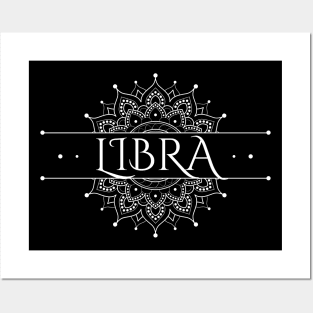 Libra Mandala Posters and Art